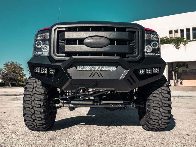 Road Armor — Road Armor 11-16 Ford F-250 SPARTAN Front Bumper Bolt-On Pre-Runner Guard - Tex Blk - view 5