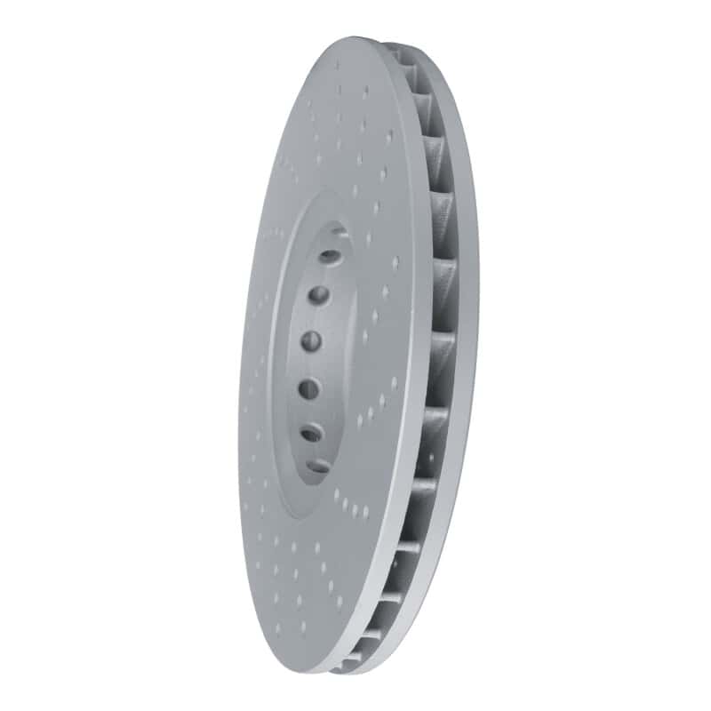 DFC — DFC 20-25 BMW X6 Left Front Drilled Hi-Carbon Alloy Geomet Coated Rotor - view 3