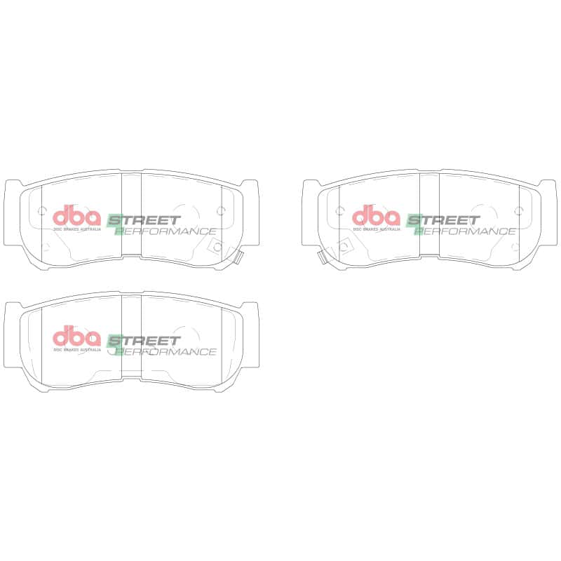 DBA — DBA 07-09 Hyundai Santa Fe Rear SP Performance Brake Pads
Brake Pad - view 1