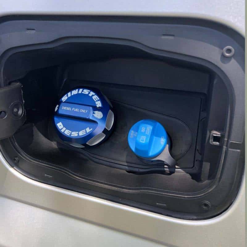 Sinister Diesel — Sinister Diesel 08-16 Ford Powerstroke 6.4/6.7L Fuel Cap
Fuel Cap - view 4
