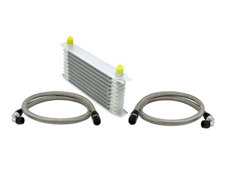 Mishimoto — Mishimoto Universal 10 Row Oil Cooler Kit (Metal Braided Lines) - view 8