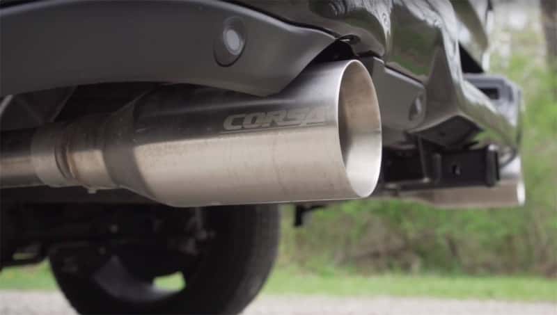 CORSA Performance — Corsa 19-24 Ram 1500 5.7L Crew Cab w/ 57in or 76in Bed Cat-Back Dual Rr Exit 5in Satin Polished Tips
Exhaust - view 6