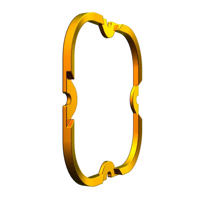 KC HiLiTES — KC HiLiTES FLEX ERA 4 Color Bezel Ring Gold (ea) - view 2