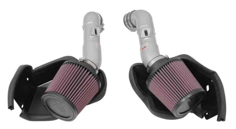 K&N Engineering — K&N 14-15 Infiniti Q50 3.7L V6 Dual Silver Typhoon Short Ram Intakes
Performance Air Inta
Air Intake System - view 1