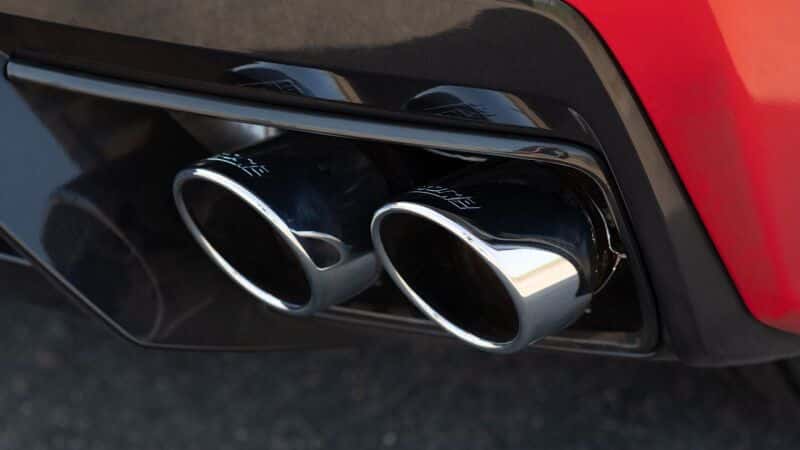 Borla — Borla 2020 Chevrolet Corvette C8 6.2L S-Type Exhaust System Dual Round A/C Tips 4inx 4.75in
Cat-Back System - view 5