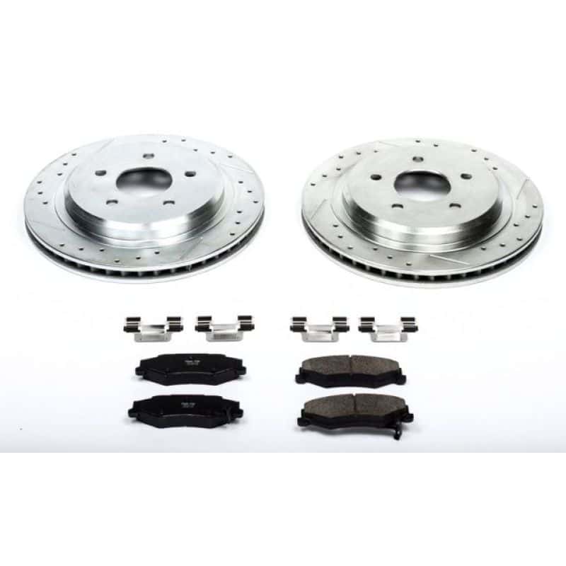 PowerStop — Power Stop 04-09 Cadillac XLR Rear Z23 Evolution Sport Brake Kit - view 1