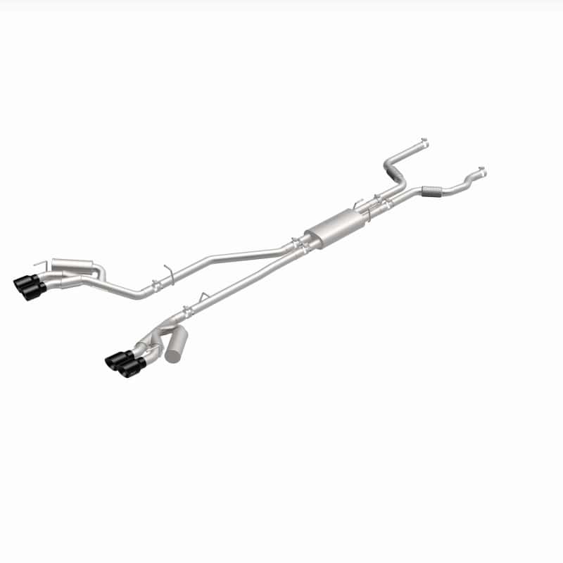 Magnaflow — MagnaFlow 20-21 Ford Explorer 3.0L V6 Dual Exit Quad Black Chrome Tip Street Series Cat-Back Exhaust - view 8