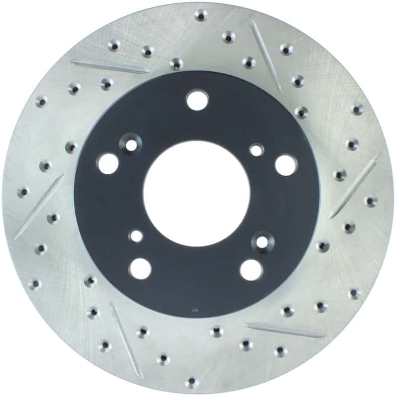 Stoptech — StopTech 02-06 Acura RSX Slotted & Drilled Left Front Rotor
Slot/Drill Rotor - view 1