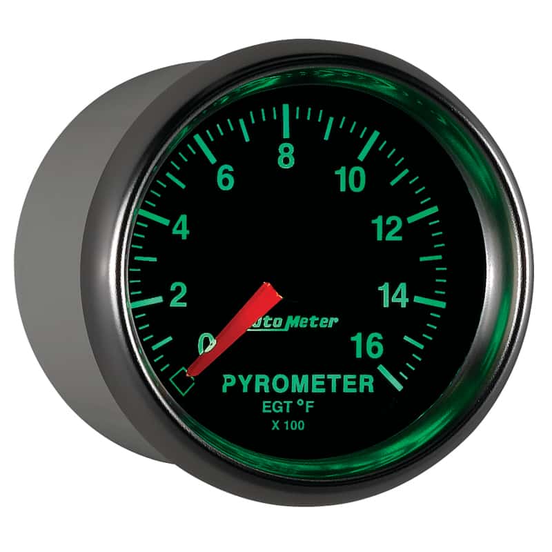 AutoMeter — Autometer GS 0-1600 degree F Full Sweep Electronic Pyrometer Gauge
2-1/16" PYROMETER KI - view 12
