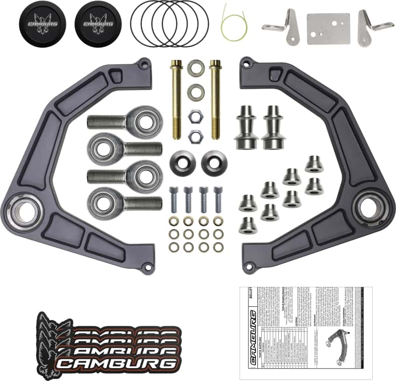 Camburg — Camburg Ford Raptor 17-23 KINETIK V2 Performance Billet Uniball Upper Arms
Control Arm Kit - view 5