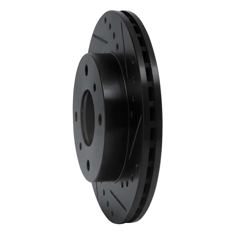 R1 Concepts — R1 89-13 Infiniti G20 Front Right Drilled & Slotted Black Brake Rotor
R1 Brake Rotor Drill - view 2