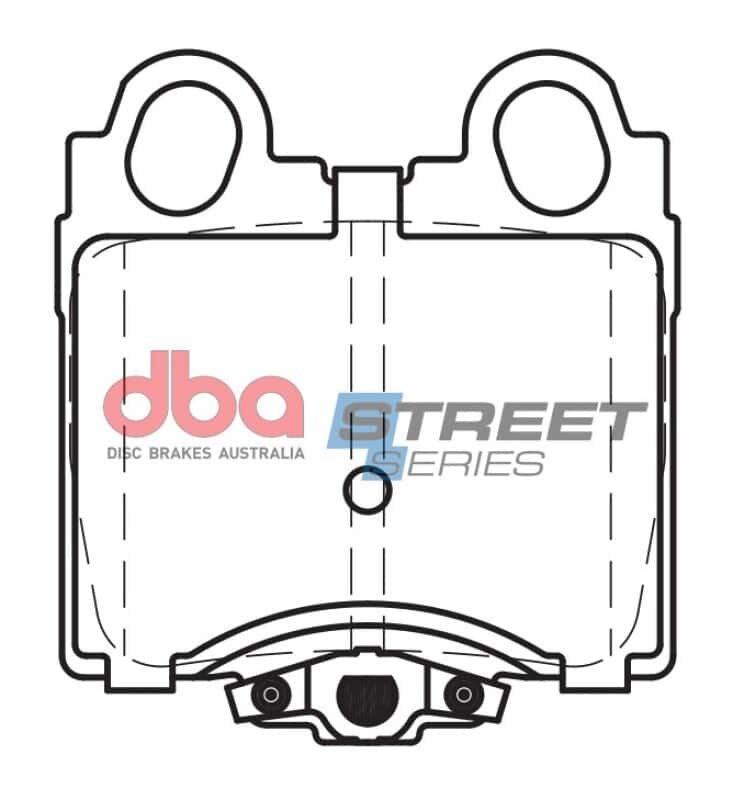 DBA — DBA 01-05 Lexus IS300 Street Series Rear Brake Pads
Brake Pad - view 1