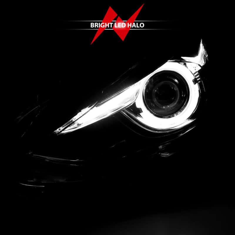 ANZO — ANZO Projector Headlights With Halo Black w/Amber 14-17 Mazda 3
Head Light Set
HdLtSet - view 12