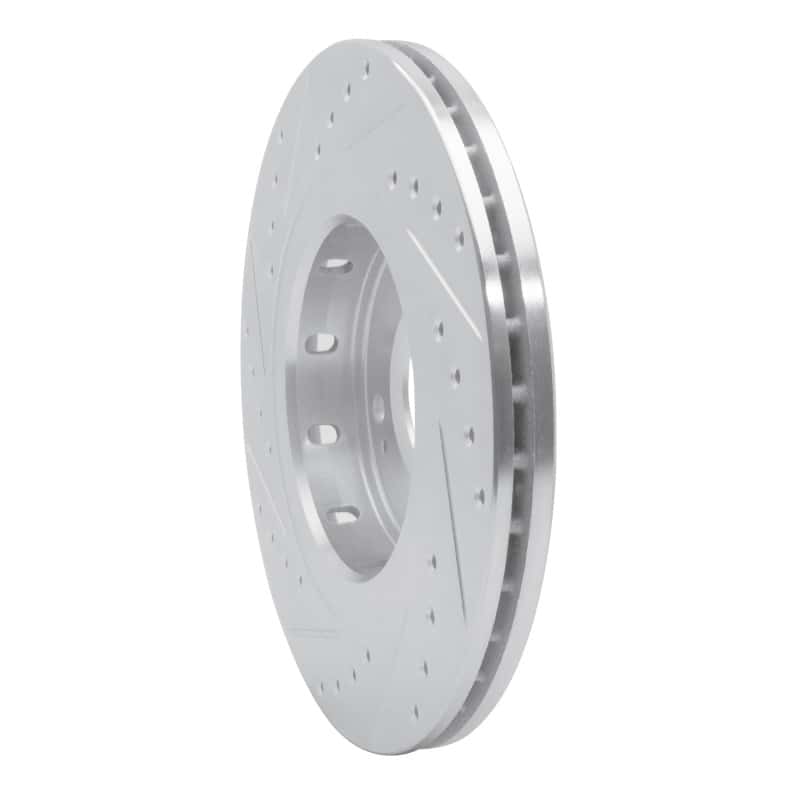 R1 Concepts — R1 05-22 Mitsubishi Outlander PHEV Front Right Drilled & Slotted Silver Brake Rotor
R1 Brake Rotor Drill - view 4