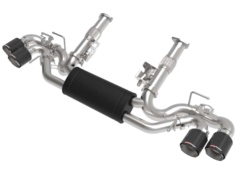 aFe — aFe MACH Force-Xp 3in to 2-1/2in 304SS Cat-Back 2020 Chevy Corvette (C8) 6.2L - Carbon Fiber Tip
Cat-Back Exhaust - view 1