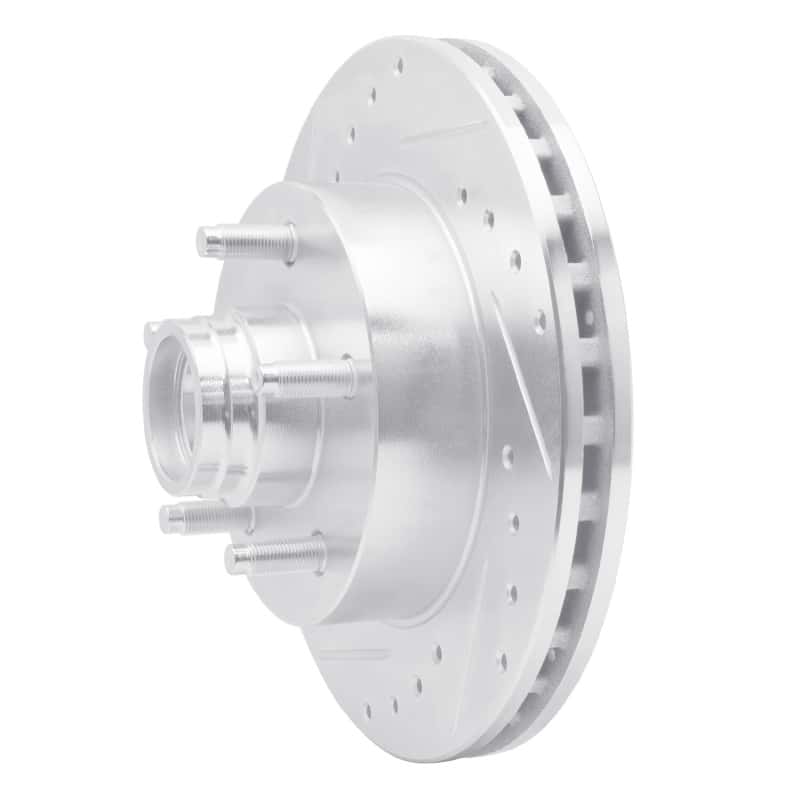 R1 Concepts — R1 98-02 Ford Ranger (USA/Canada) Front Left Drilled & Slotted Silver Brake Rotor
R1 Brake Rotor Drill - view 2