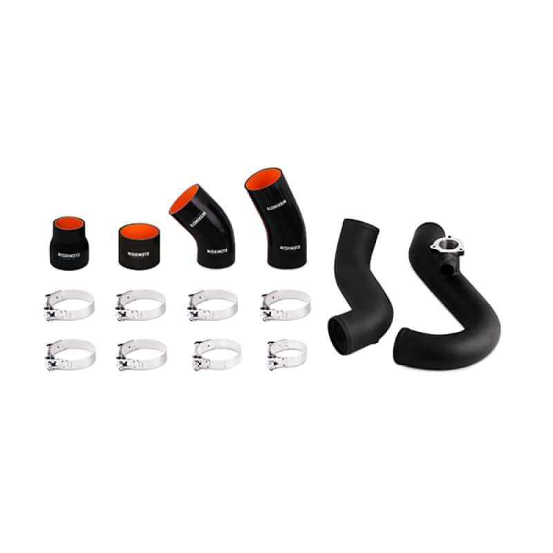 Mishimoto — Mishimoto 2015 Ford Mustang EcoBoost Performance Intercooler Kit - Black Core Wrinkle Black Pipes - view 6