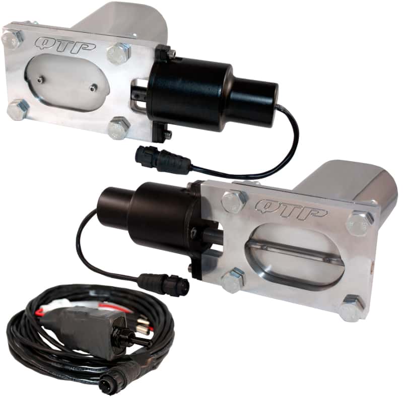 QTP — QTP Bolt-On QTEC Dual Low Profile Oval Electric Cutout Valves - Pair - view 2
