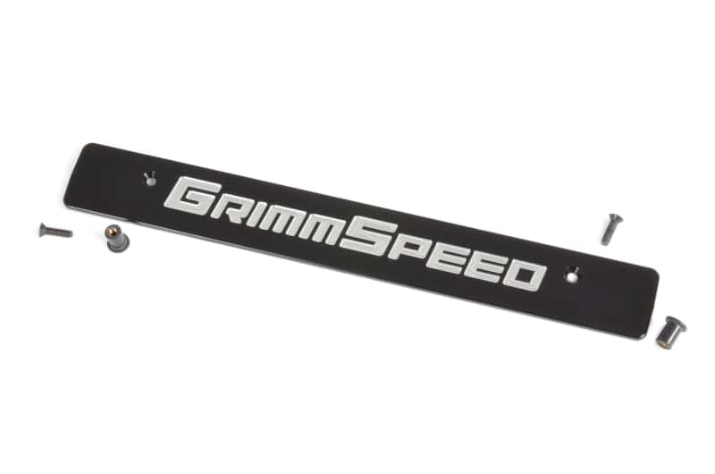 GrimmSpeed — GrimmSpeed 2015+ Subaru Impreza/WRX/STi License Plate Delete Plate - view 1