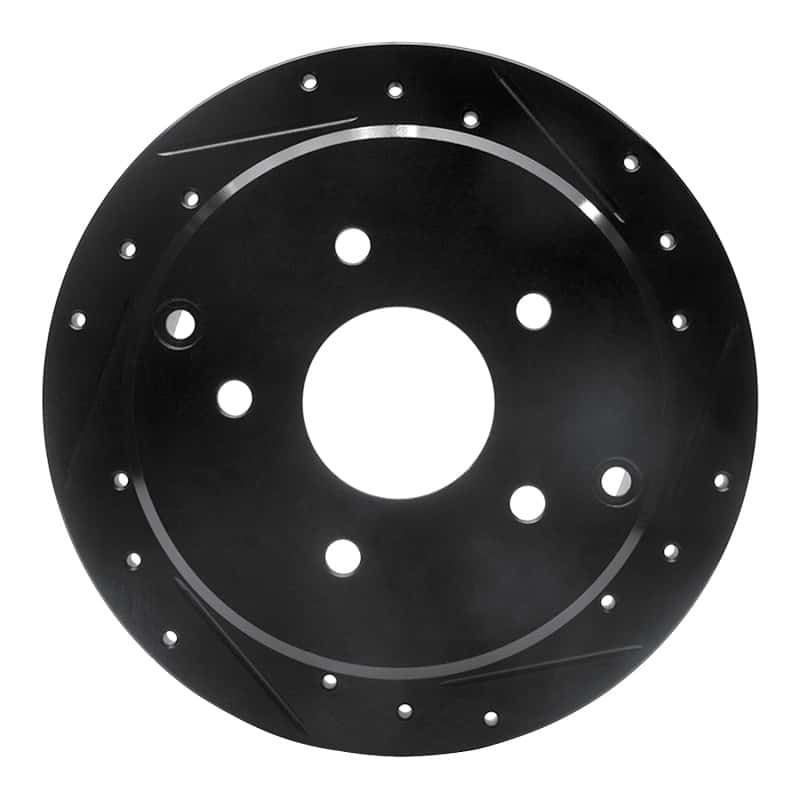 R1 Concepts — R1 04-04 Pontiac GTO Rear Right Drilled & Slotted Black Brake Rotor
R1 Brake Rotor Drill - view 1