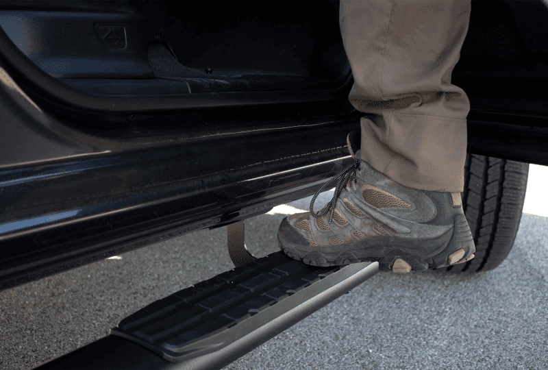 Fishbone Offroad — Fishbone Offroad 2019+ Dodge Ram 1500 Crew Cab Oval Side Steps - Black Textured - view 5