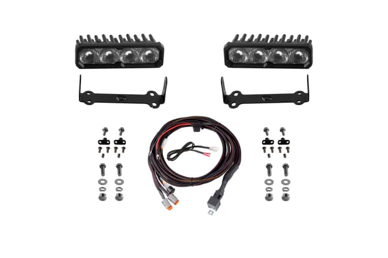 Diode Dynamics — Diode Dynamics 2014-2024 Toyota 4Runner SS6 Sport LED Kit Yellow Driving 3000K - view 7