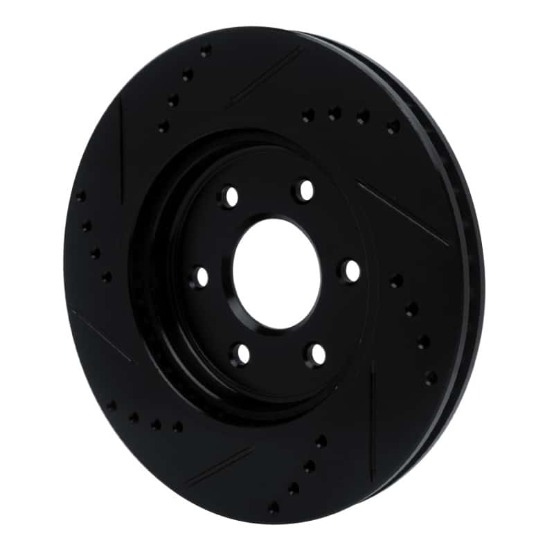 R1 Concepts — R1 05-25 Nissan Xterra Front Right Drilled & Slotted Black Brake Rotor
R1 Brake Rotor Drill - view 4