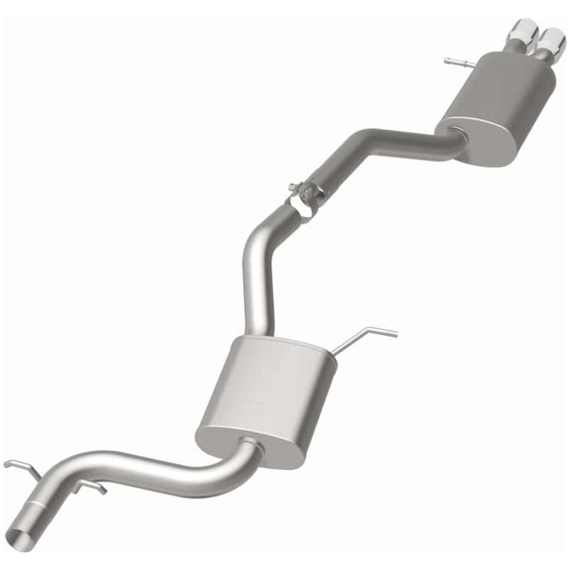 Magnaflow — MagnaFlow 12 VW Jetta 2.0L Turbocharged Dual Straight D/S Rear Exit Stainless Cat Back Perf Exhaust
Cat-Back - view 4