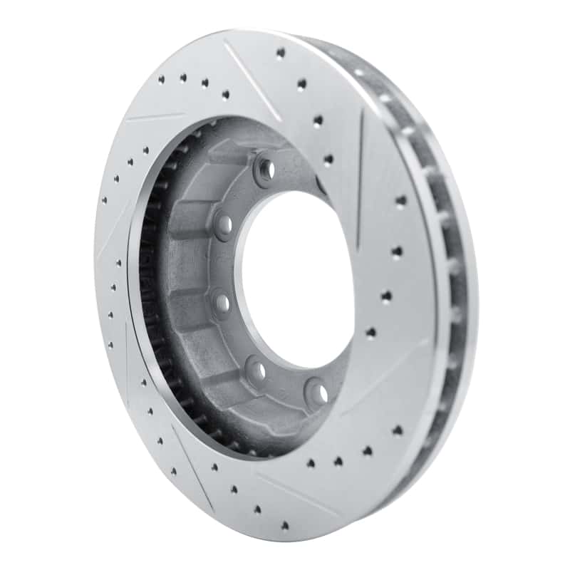 R1 Concepts — R1 77-00 Chevrolet V30 & V3500 Pickup Front Left Drilled & Slotted Silver Brake Rotor
R1 Brake Rotor Drill - view 4