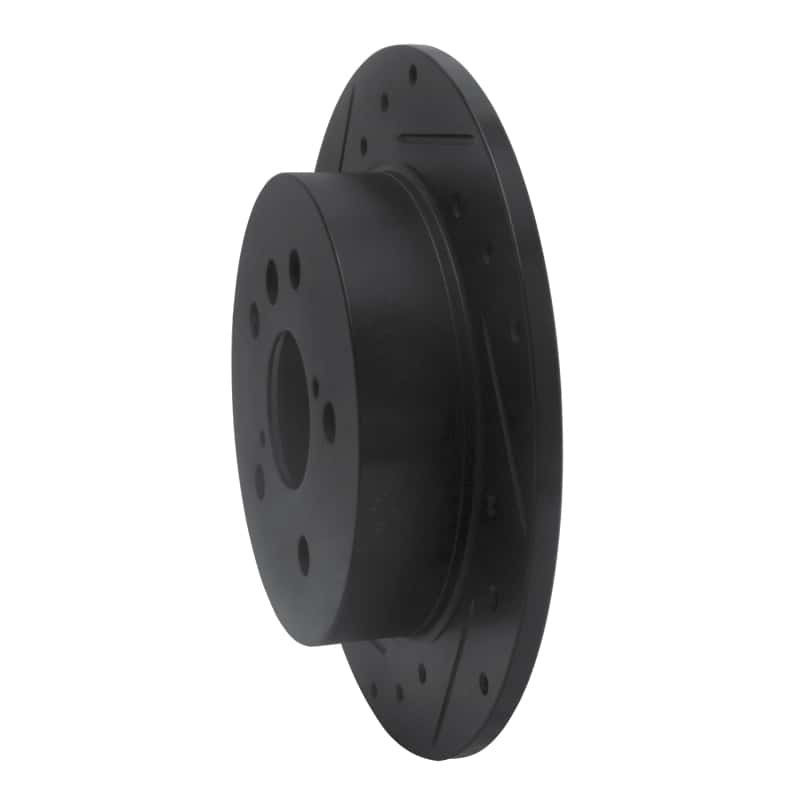 R1 Concepts — R1 18-24 Toyota Camry Rear Left Drilled & Slotted Black Brake Rotor
R1 Brake Rotor Drill - view 2