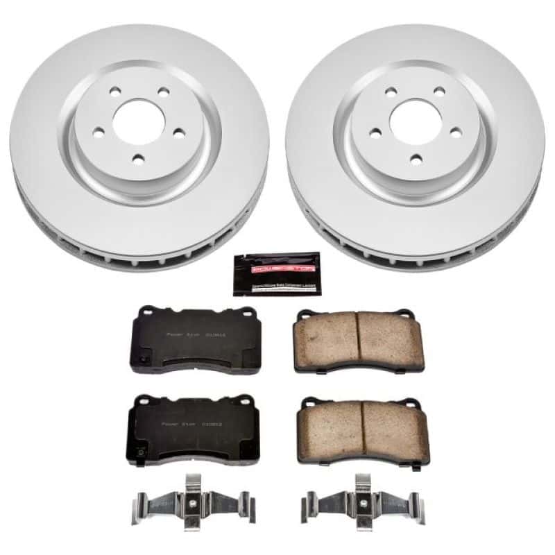 PowerStop — Power Stop 07-14 Ford Mustang Front Z17 Evolution Geomet Coated Brake Kit - view 1