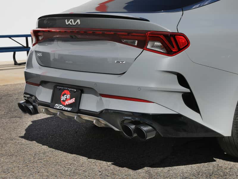 aFe — aFe Takeda 21-24 Kia K5 GT L4-2.5L (t) SS Axle-Back Exhaust System w/ Carbon Fiber Tips
Axle-Back Exhaust - view 3