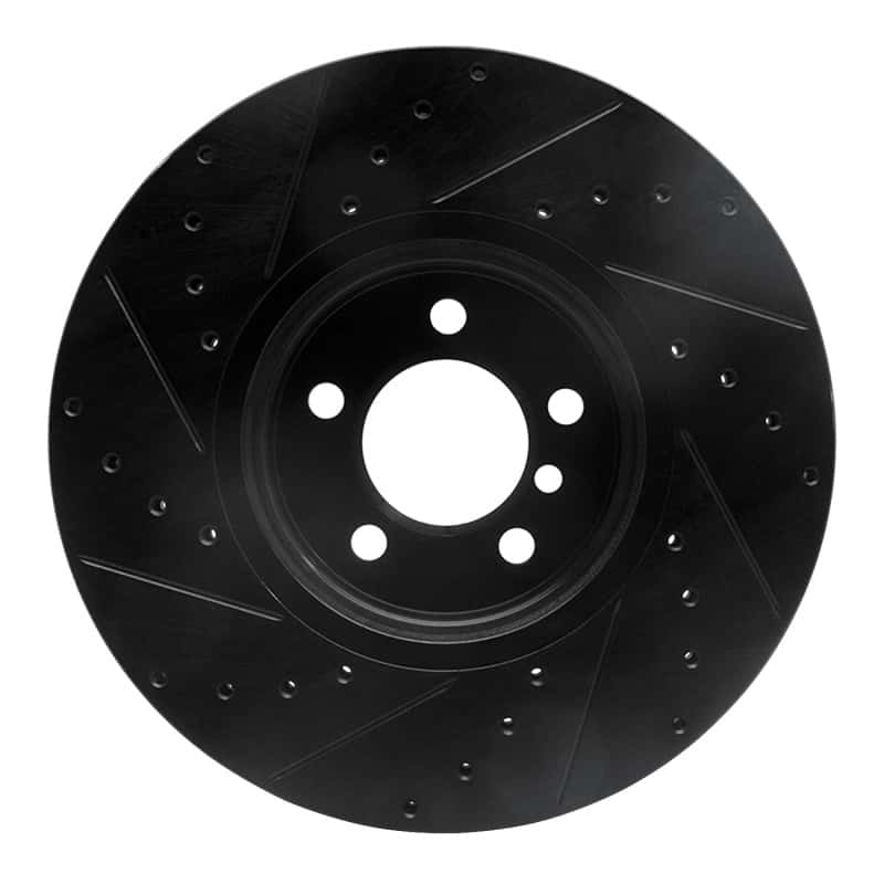 R1 Concepts — R1 03-05 Land Rover Range Rover Front Right Drilled & Slotted Black Brake Rotor
R1 Brake Rotor Drill - view 5