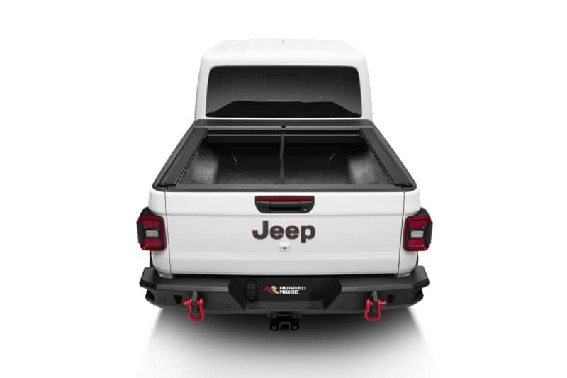 Rugged Ridge — Rugged Ridge 20-22 Jeep Gladiator w/Trail Rail Sys Armis Tonneau Cover w/Max Track - Tex. Blk
Tonneau Cover
OFFROAD_TOPS - view 6