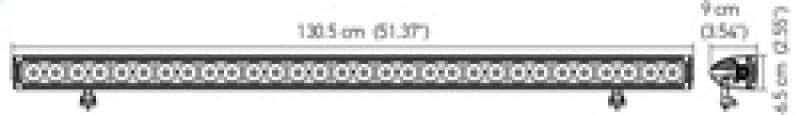 Hella — Hella Value Fit Design 51in - 300W LED Light Bar - Combo Beam - view 5