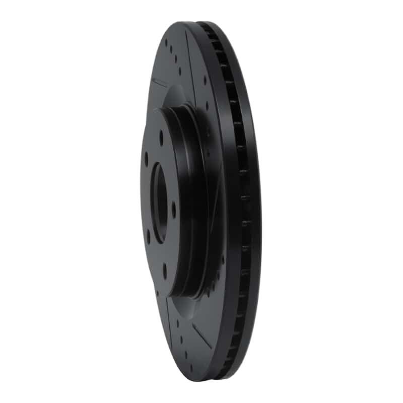 R1 Concepts — R1 11-19 Nissan Juke Front Right Drilled & Slotted Black Brake Rotor
R1 Brake Rotor Drill - view 2