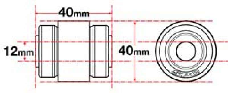 SPC Performance — SPC Performance Flex Joint xAxis BUILDER SERIES 10mm X 40mm X 1.750
CROSSAXIS JOINT
XAXIS JOINT - view 3