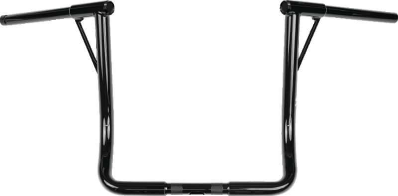 Burly Brand — Burly Brand Louie B Bar 16in - Gloss Black - view 1