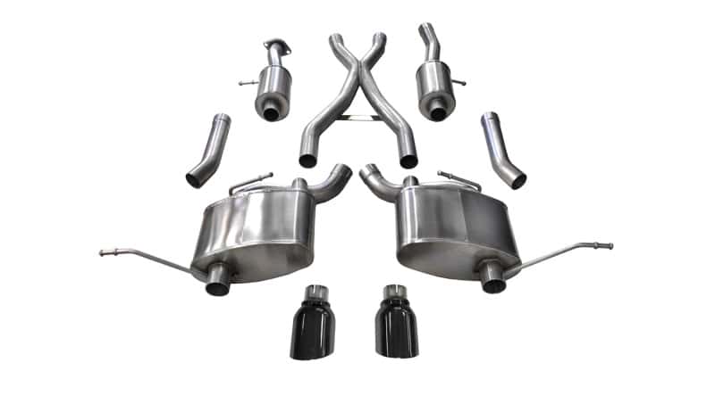CORSA Performance — Corsa 2011-2021 Jeep Grand Cherokee Black 2.5in Dual Rear Exit Cat-Back Exhaust
Exhaust - view 3