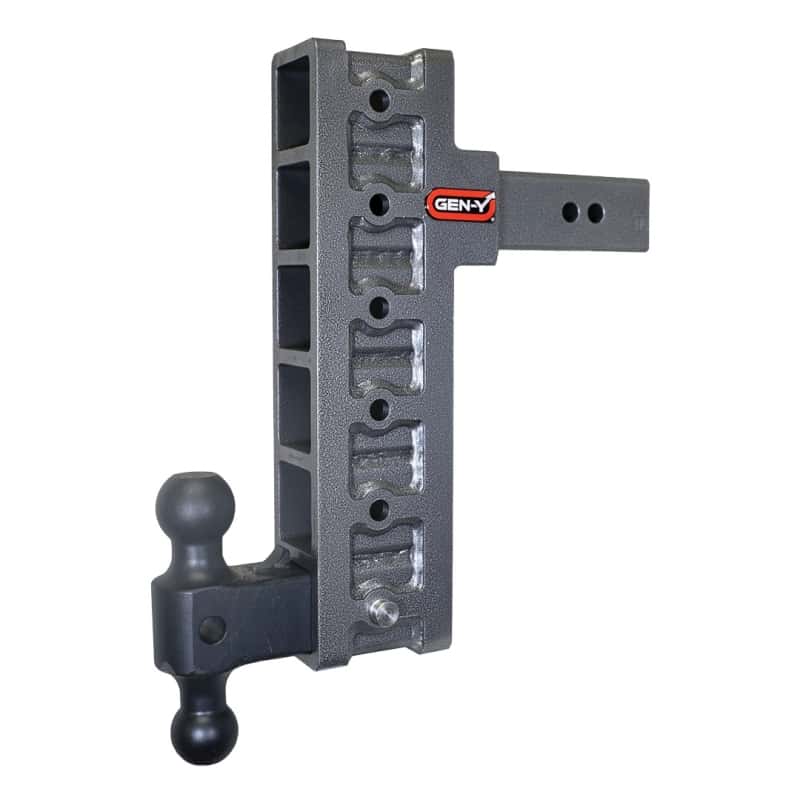 GEN-Y Hitch — Gen-Y Mega Duty 2.5in Shank 12in Offset Drop 3K TW 21K Hitch w/GH-061 Dual-Ball
Drop Hitch - view 1