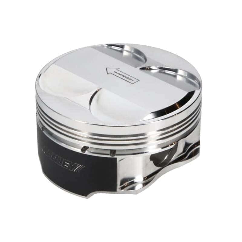 Manley Performance — Manley 03-07 Nissan 350Z/ Maxima 81.4mm Stroker 95.5mm Std Bore 11.0:1 Dome Piston Set w/Rings
Piston Set - view 4