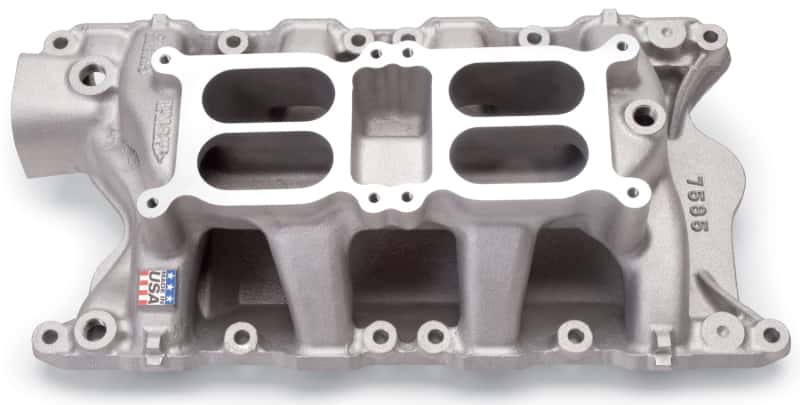 Edelbrock — Edelbrock Ford 351 W Dual Quad Air Gap Manifold
MANIFOLD - view 1