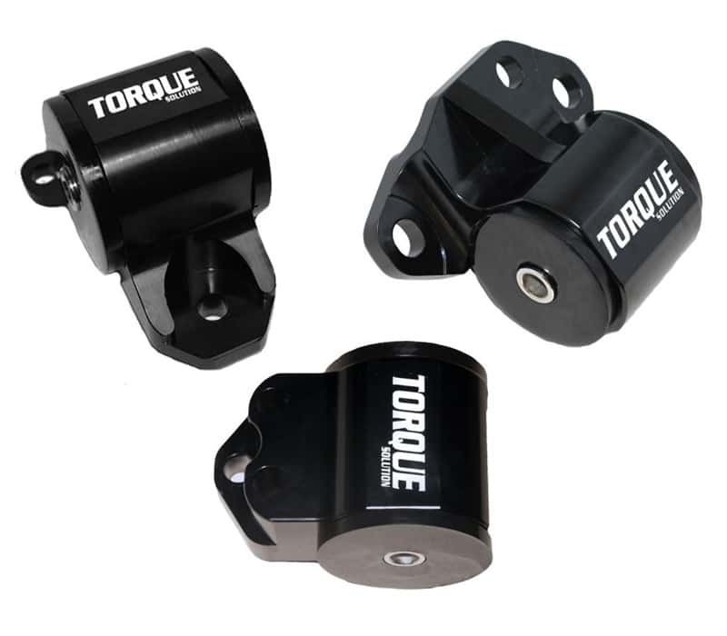 Torque Solution — Torque Solution 3pc Billet Engine Mount Kit (3 Bolt): 92-95 Honda Civic/94-01 Integra/93-97 Del Sol - view 1