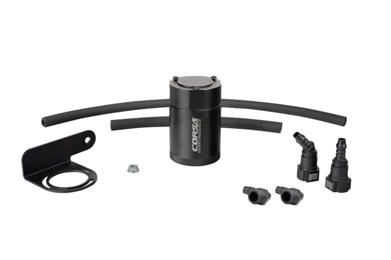 CORSA Performance — Corsa 2019-2025 Silverado/Sierra & 2021-2025 Tahoe/Suburban/Yukon/Denali Aluminum Oil Catch Can
Accessory - view 1