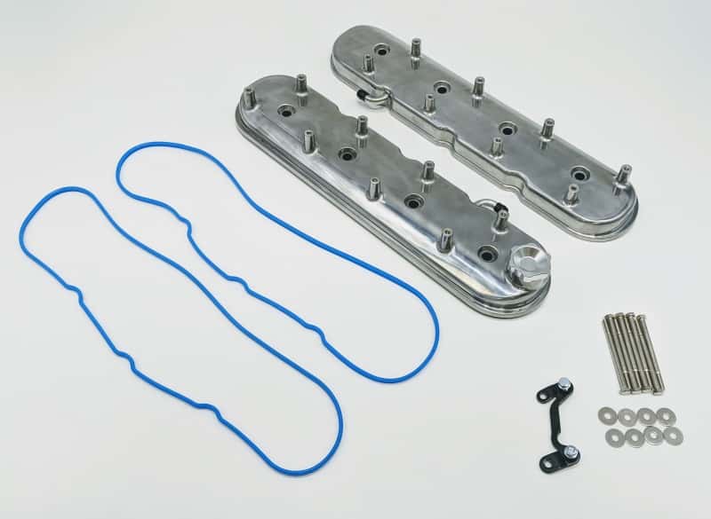 Granatelli Motor Sports — Granatelli 96-22 GM LS Standard Height Valve Cover w/Angled Coil Mount - Polished (Pair)
Engine Valve Cover - view 1
