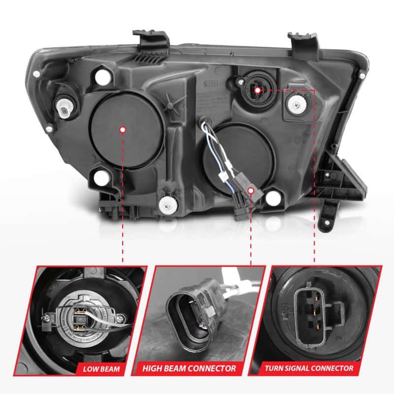 ANZO — ANZO 2007-2013 Toyota Tundra Projector Headlights w/ Halo Black (CCFL)
Head Light Set
HdLtSet - view 12