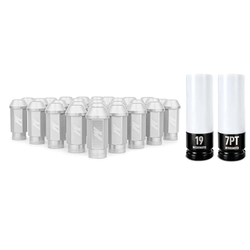 Mishimoto — Mishimoto Aluminum Locking Lug Nuts M12x1.5 27pc Set Silver
Locking Lug Nut Set - view 1