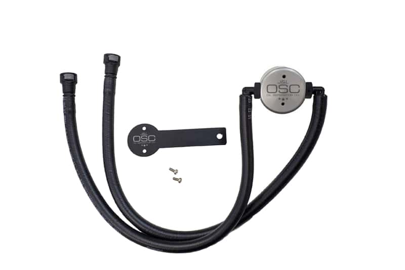 J&L — J&L 16-24 Chevrolet Camaro LT1 6.2L Drivers Side Oil Separator 3.0 - Clear Anodized
Oil Separator - view 1