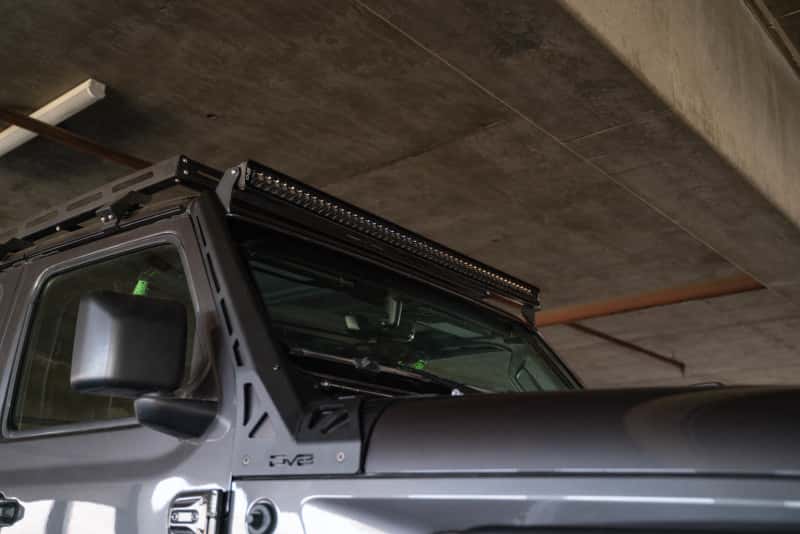 DV8 Offroad — DV8 Offroad 2018+ Jeep Wrangler JL Light Bar Mount
Jeep Light Bar Mount - view 3