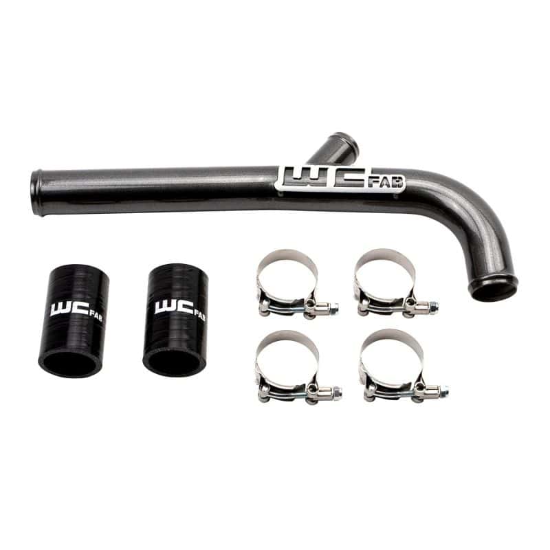 Wehrli — Wehrli 13-15 Dodge Cummins 6.7L w/Dual Radiator Upper Coolant Pipe - Sparkle Granny Smith
Cpipe 13-15 2Rad SGS - view 2